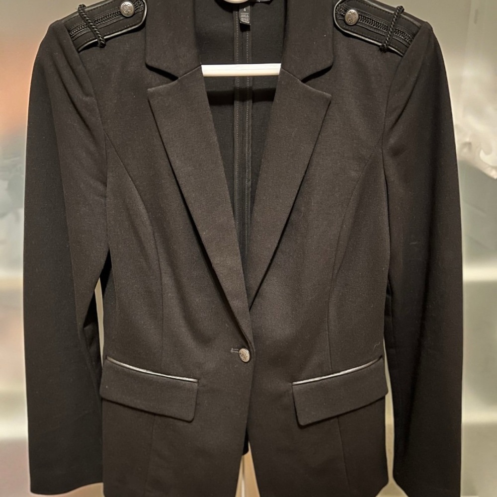 White House Black Market Black Blazer